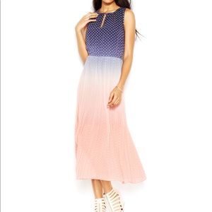 Madison Jules polka dot midi dress